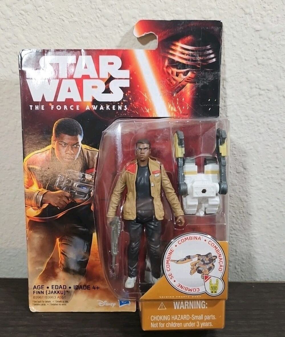 Hasbro Star Wars The Force Awakens FINN JAKKU 3.75" Figure Desert Mission NEW